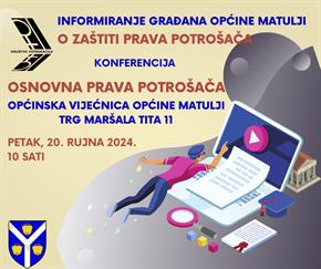 Slika: Najava konferencije: „Osnovna prava potrošača”