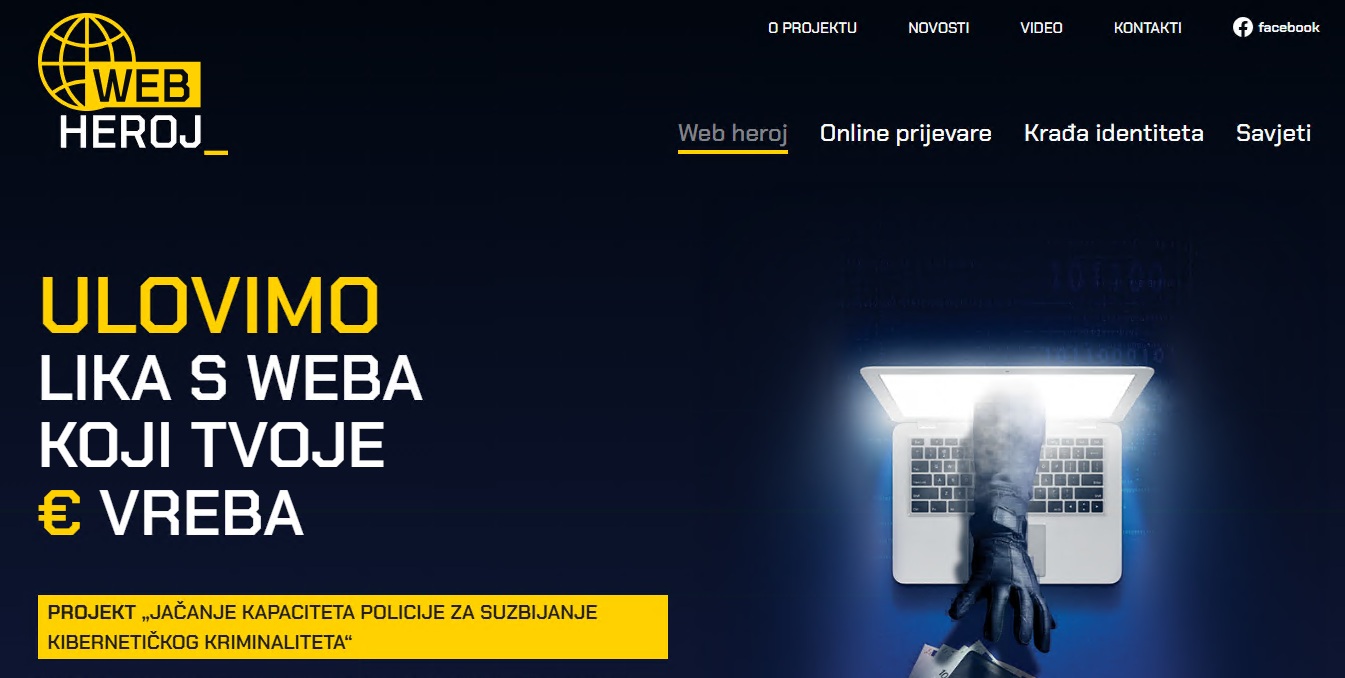 Novi Web portal MUP-a pomaže u prevenciji internetskih prijevara